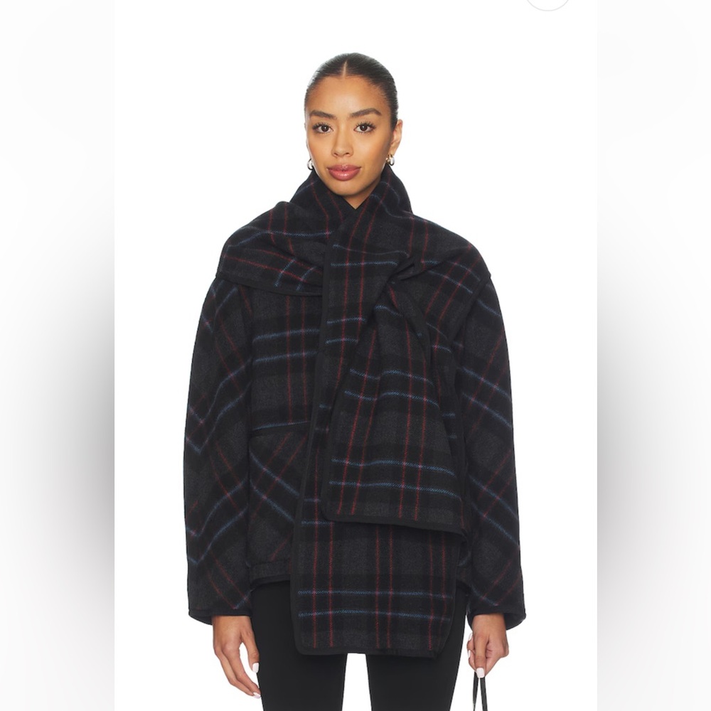 Martine Coat in Black Multi by Veronica Beard